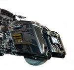 Load image into Gallery viewer, 50 Cal - Slip-On Mufflers - H-D Touring - Midnight Chrome