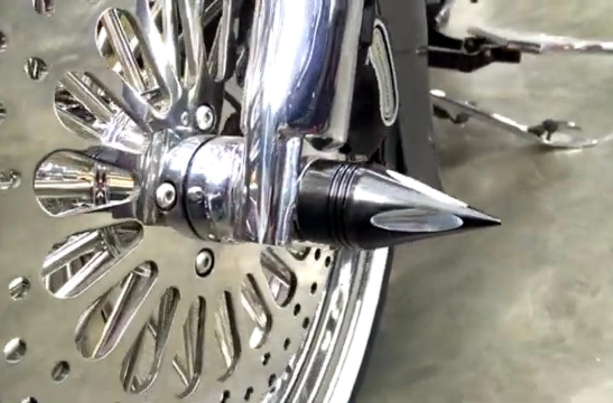 Spike axle on sale covers harley