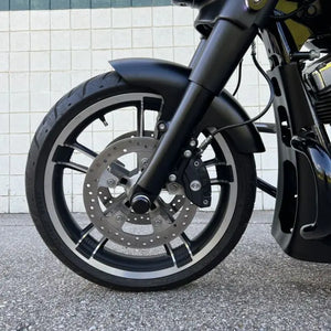 19" Chopped Front Fender for Harley® Touring '96-'24 Color Matched