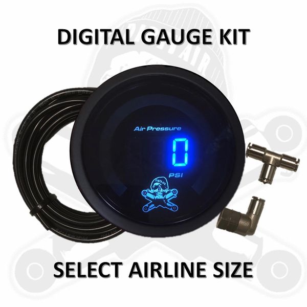 AIR Gauge Kit - 2-1/16" Digital Air Pressure