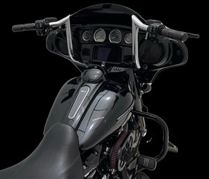 Folsom Prison Handlebars Street/Electra/Ultra Glide & Tri Glide Ultra - Chrome - 12"