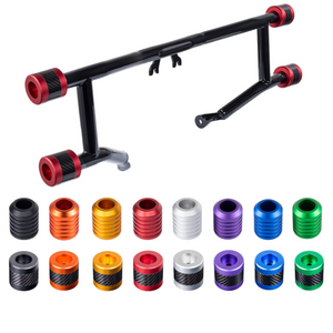 Black ProTek Front Performance Highway Peg Two Step Crash Bar for Harley Touring