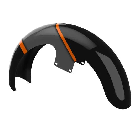 Motorcycle 21 Wheels Wrap Front Fender Mudguard Gloss Black For Harley Motorcycle 21 Wheels Wrap Front Fender Mudguard Gloss Black For Harley