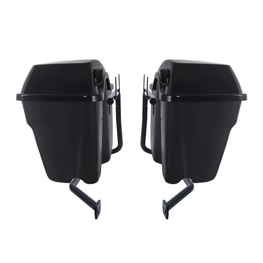 NON-STRETCHED SADDLEBAGS W/ MOUNTING BRACKETS FOR M8 LOW RIDER S / ST, STREET BOB