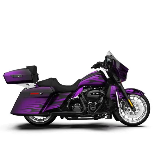 PYRO FLAME PATTERN FULL BODY COLOR SWAP BUNDLE FOR HARLEY DAVIDSON 2014+ STREET GLIDE/ELECTRA STREET GLIDE/ULTRA CLASSIC