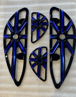 Load image into Gallery viewer, Custom Billet Driver &amp; Passenger Floor Board Set or Individual
