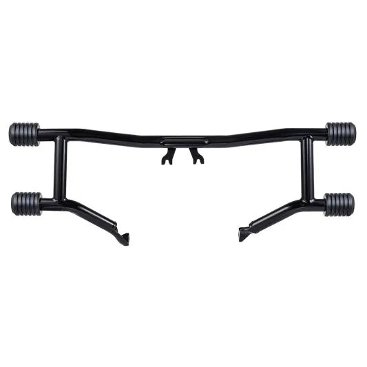 Black ProTek Front Performance Highway Peg Two Step Crash Bar for Harley Touring