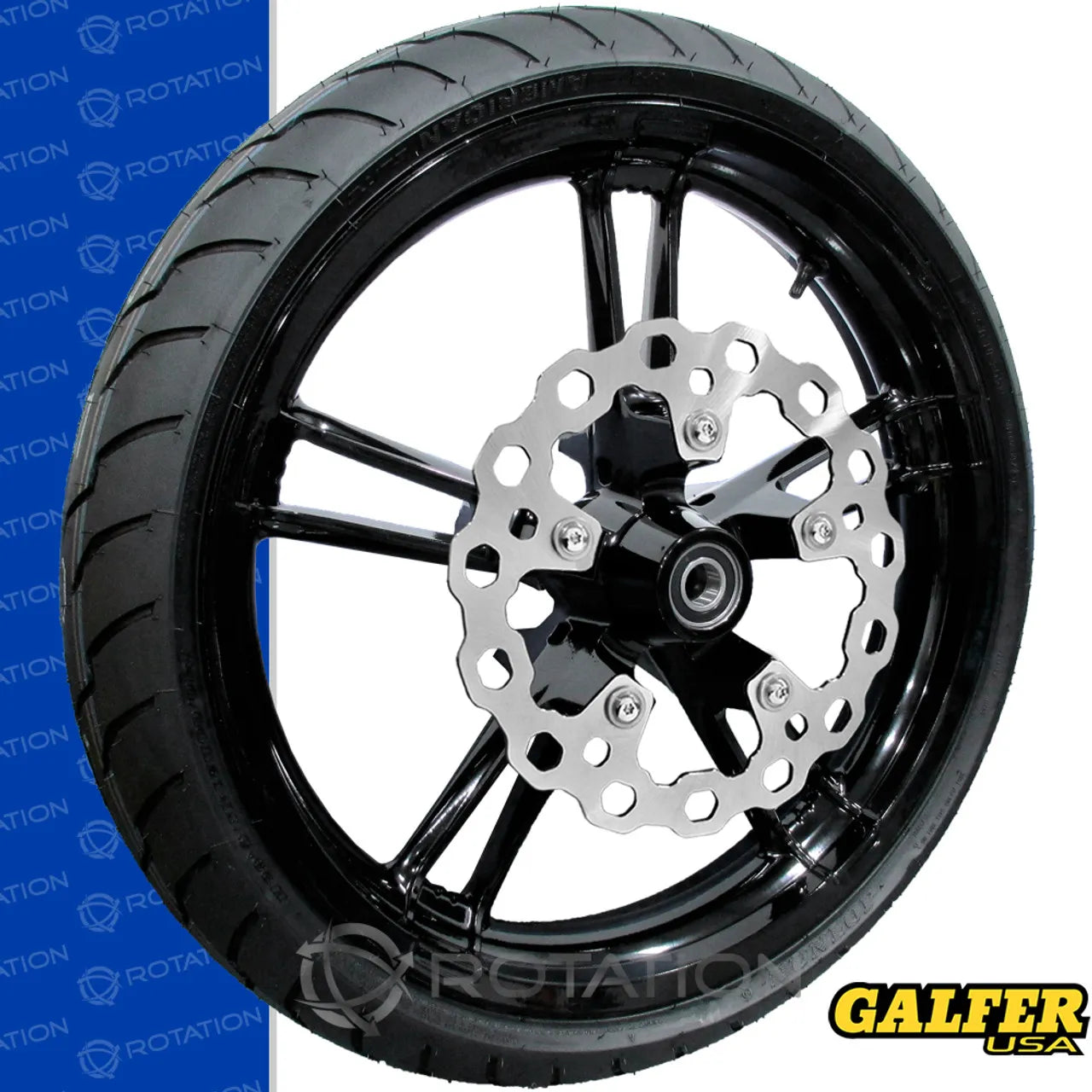 Replica Enforcer Reinforcer Black 21" Wheel & Tire Package