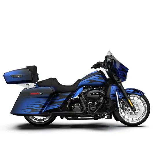 PYRO FLAME PATTERN FULL BODY COLOR SWAP BUNDLE FOR HARLEY DAVIDSON 2014+ STREET GLIDE/ELECTRA STREET GLIDE/ULTRA CLASSIC