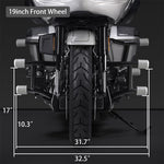 Load image into Gallery viewer, Chrome ProTek Front Performance High Way Peg Two Step Crash Bar for Harley Touring
