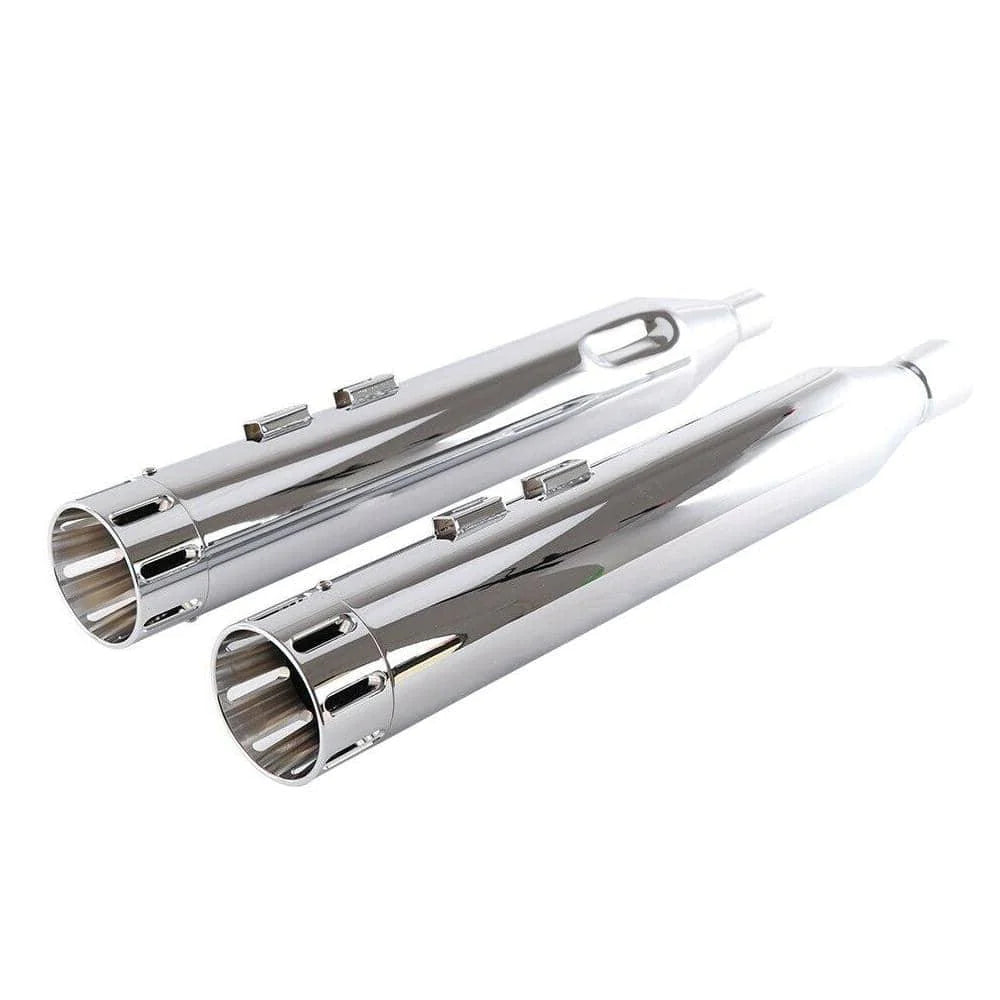 Sharkroad Harely Touring M8 2017-2023 4.5” Chrome Slip On Mufflers