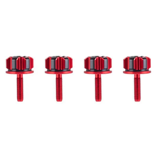 CNC-Machined Aluminum Saddlebag Security Knobs – Two-Tone Design (Set of 4)