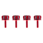 Load image into Gallery viewer, CNC-Machined Aluminum Saddlebag Security Knobs – Two-Tone Design (Set of 4)
