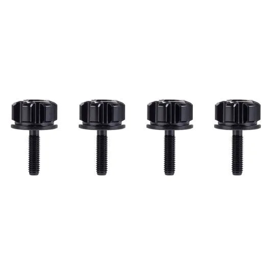 CNC-Machined Aluminum Saddlebag Security Knobs – Two-Tone Design (Set of 4)