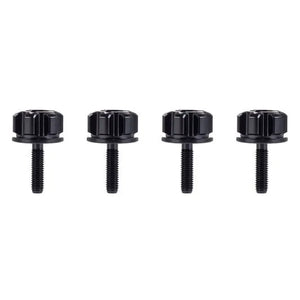 CNC-Machined Aluminum Saddlebag Security Knobs – Two-Tone Design (Set of 4)