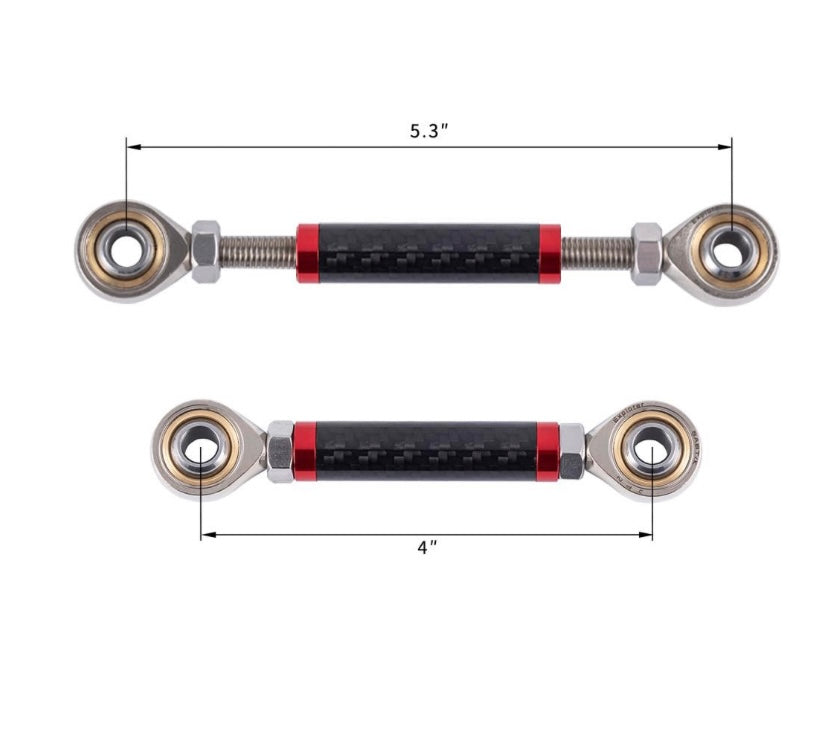 Axion Carbon Fiber Softail Adjustable Shift Linkage