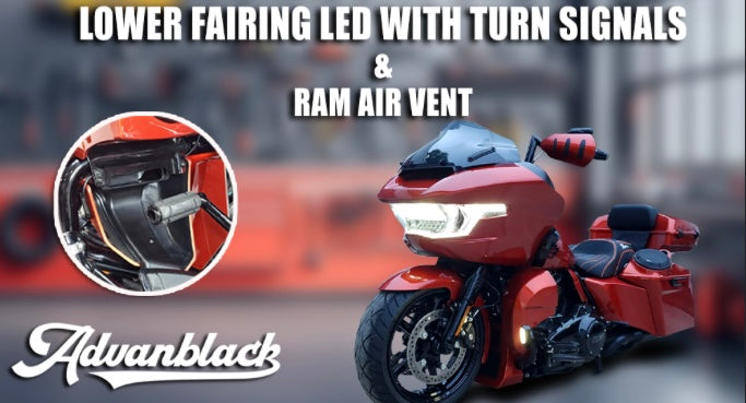 LED Running/Turn Signals for Advanblack Lower Fairings 24+