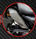 Load image into Gallery viewer, Carbon Fiber Mid Frame Deflectors
