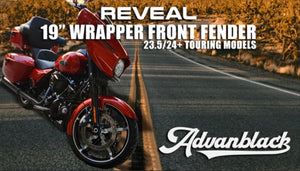 19" Reveal Wrapped Front Fender For 23.5/24 Up Touring