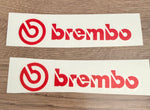 Load image into Gallery viewer, Harley Red Brembo Transfer Sticker
