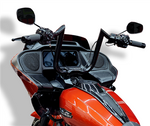 Load image into Gallery viewer, Folsom Prison Handlebars | &#39;24 &amp; Up Road Glide 12&quot; Black
