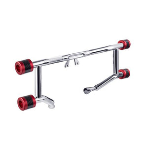 Chrome ProTek Front Performance High Way Peg Two Step Crash Bar for Harley Touring