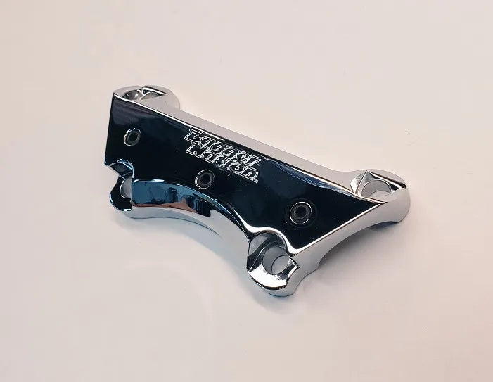 TCMT 1.25 Inch Handlebar Riser Clamp For Harley Touring Road King Road Glide 1988-2024 - Black Aluminum