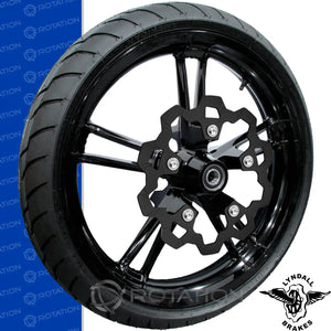 Replica Enforcer Reinforcer Black 21" Wheel & Tire Package