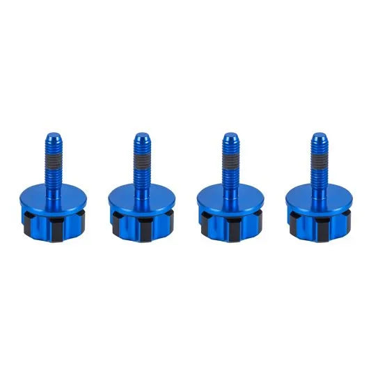 CNC-Machined Aluminum Saddlebag Security Knobs – Two-Tone Design (Set of 4)