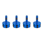 Load image into Gallery viewer, CNC-Machined Aluminum Saddlebag Security Knobs – Two-Tone Design (Set of 4)
