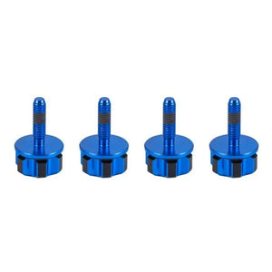 CNC-Machined Aluminum Saddlebag Security Knobs – Two-Tone Design (Set of 4)