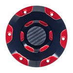 Load image into Gallery viewer, Axion Billet Aluminum Gas Cap with Carbon Fiber Plate for Harley Touring 2023.5 &amp; Later

