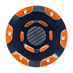 Load image into Gallery viewer, Axion Billet Aluminum Gas Cap with Carbon Fiber Plate for Harley Touring 2023.5 &amp; Later
