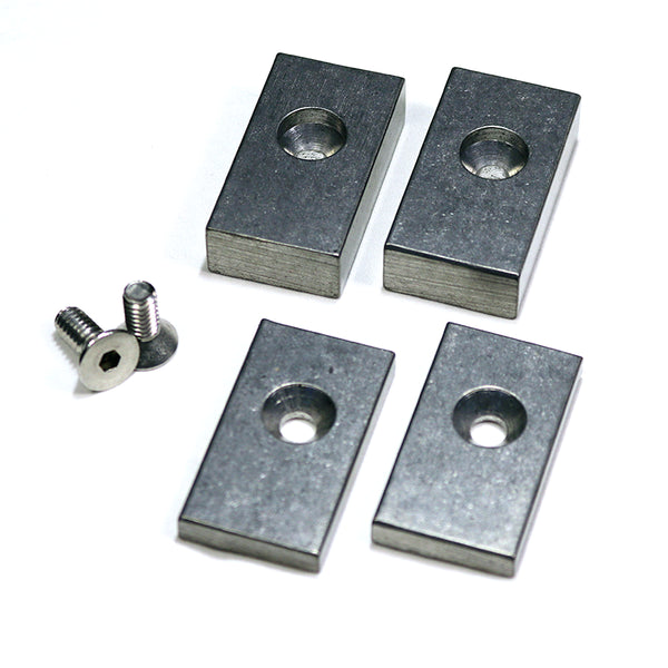 SOB Aluminum Wear Pads with Hardware