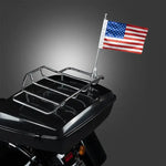 Load image into Gallery viewer, USA Flag / Pole with Luggage Rack Mount for Harley-Davidson
