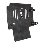 Load image into Gallery viewer, 2024+ Touring Skid Plate - Real Forged Carbon W/ Black Brackets
