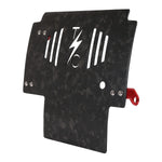 Load image into Gallery viewer, 2024+ Touring Skid Plate - Real Forged Carbon W/ Red Brackets
