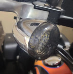 Load image into Gallery viewer, Smoked Turn Signal Bullet Style Lens Covers for Harley-Davidson
