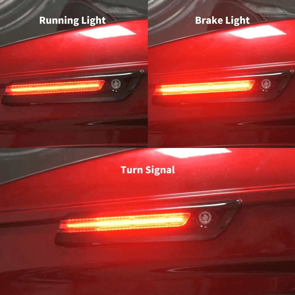 Eagle Lights LUMENLATCH LED Saddlebag Latch Lights with Auxiliary Run, Brake and Turn Signal