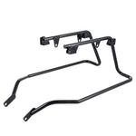 Load image into Gallery viewer, BLACK HARD SADDLEBAGS CONVERSION BRACKETS FOR M8 Harley Low Rider S/ ST with OEM Exhaust
