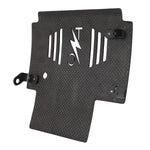 Load image into Gallery viewer, 2024+ Touring Skid Plate - Real Woven Carbon W/ Black Brackets
