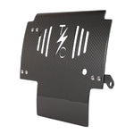 Load image into Gallery viewer, 2024+ Touring Skid Plate - Real Woven Carbon W/ Black Brackets

