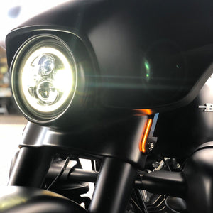 thumbnail image 2 of LED Turn Signal Light Bracket 4 Wires – For Harley Road Glide 2015-2024 TCMT 2 of 4