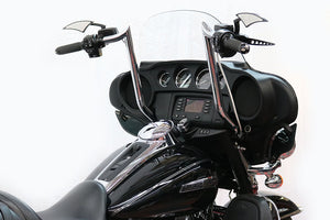 PRE-WIRED MONKEY BAGGER BARS 1¼” Diameter, 1” Clamp area (2014 – Present Batwing Fairing)