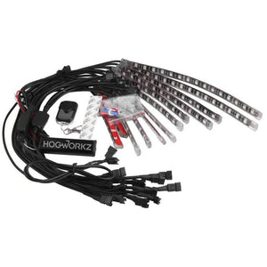 LED Motorcycle Underglow Accent Lighting | 12 Strip Kit