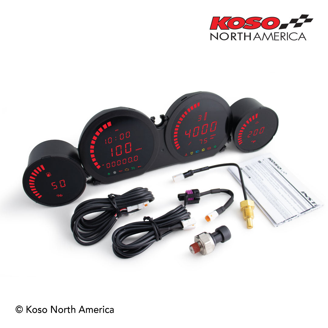 4 piece LED kit Red for 2014+ Harley-Davidson – Harley Bagger Parts