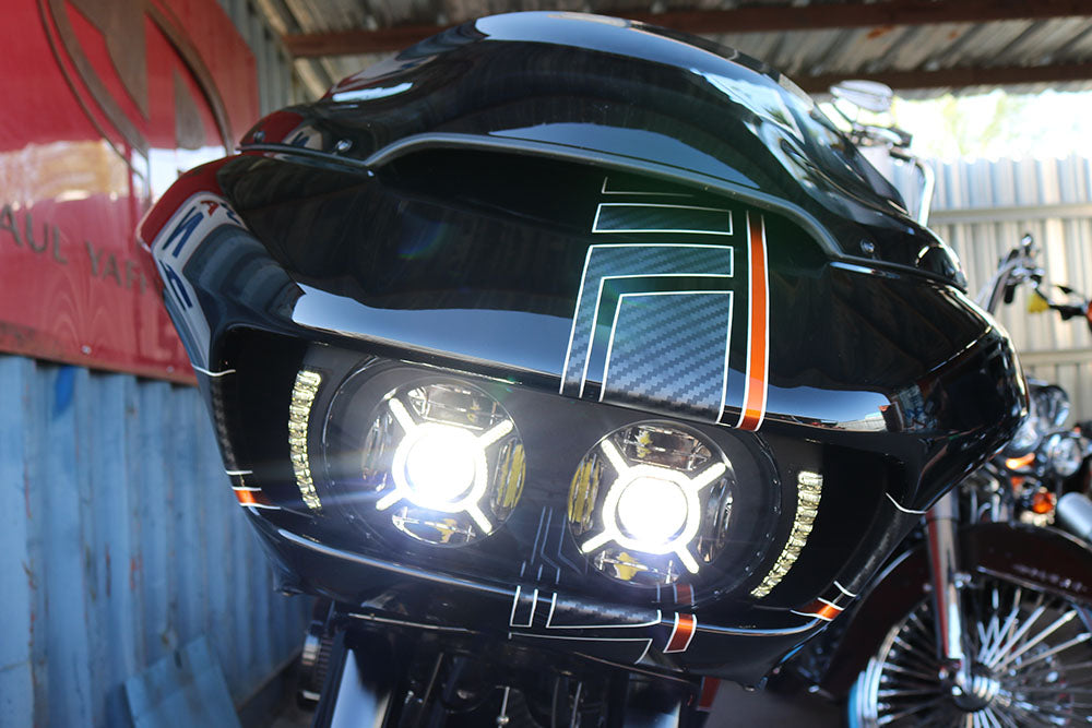 Crossfire Headlight for 2015 to Present Road Glides