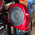Load image into Gallery viewer, Speaker Grills for Harley® Touring Lower Vented Fairing 6.5&quot; Speaker Pods
