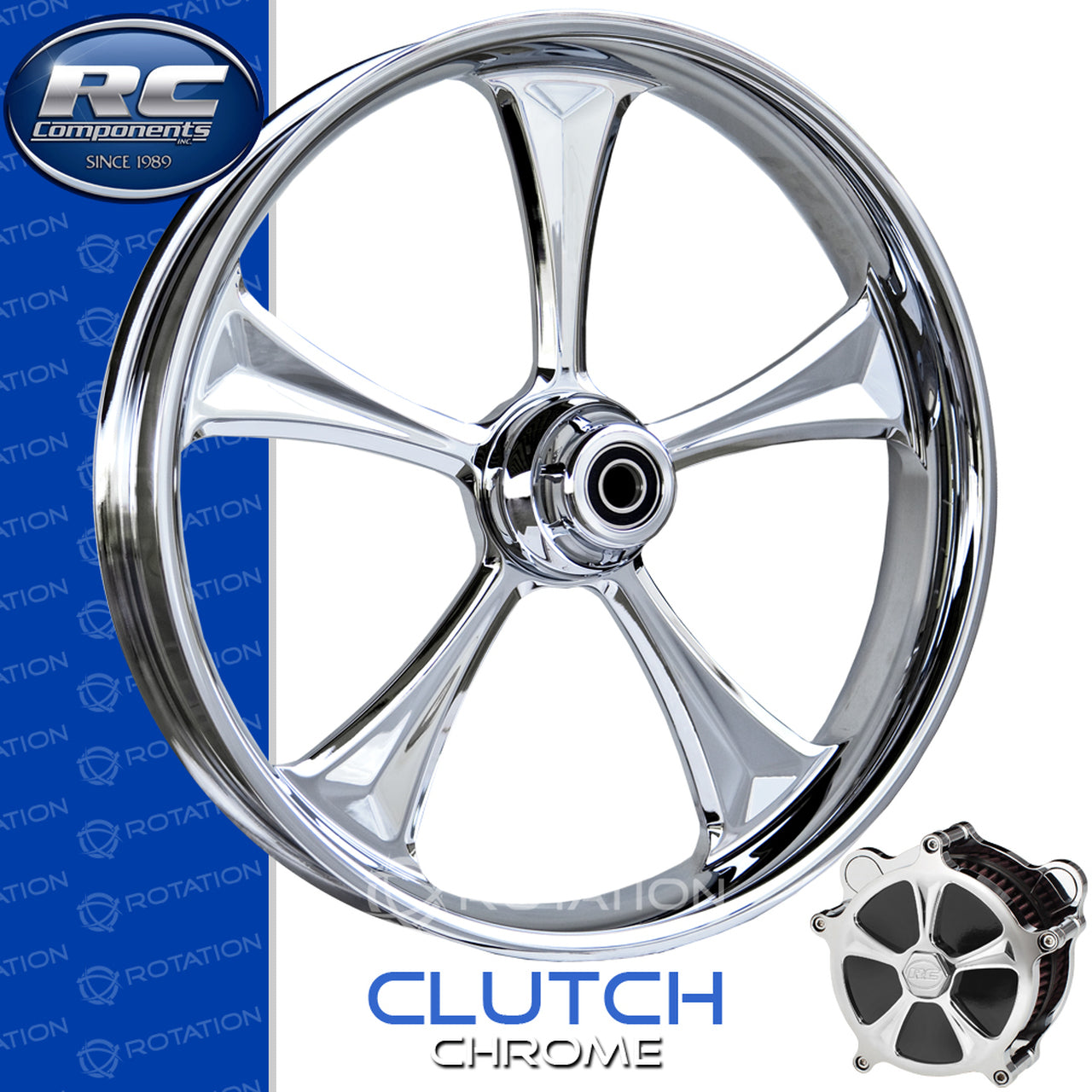 RC Components Clutch Chrome Touring Wheel