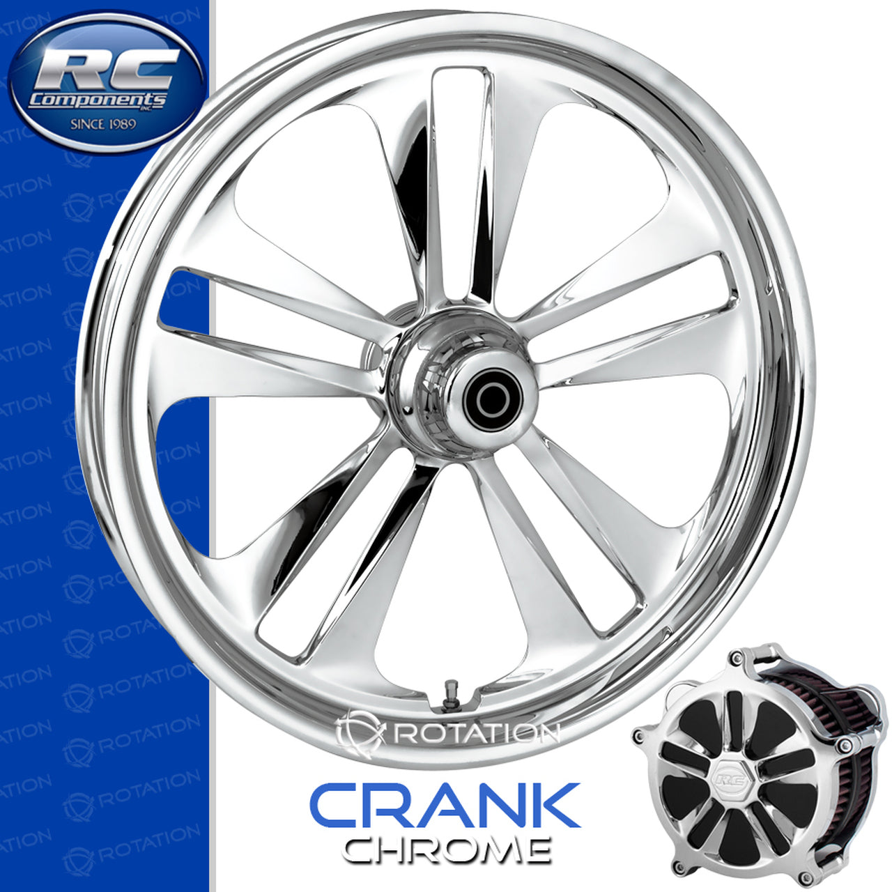 RC Components Crank Chrome Touring Wheel